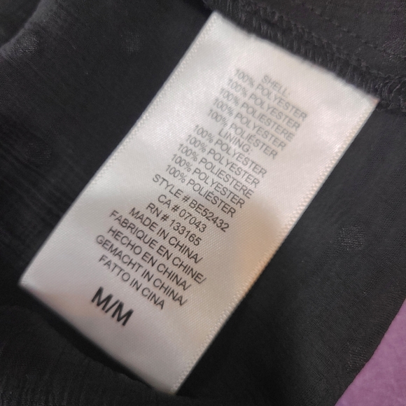 Polka Dot Sheer Embroidered Mini Dress - Picture 4 of 4